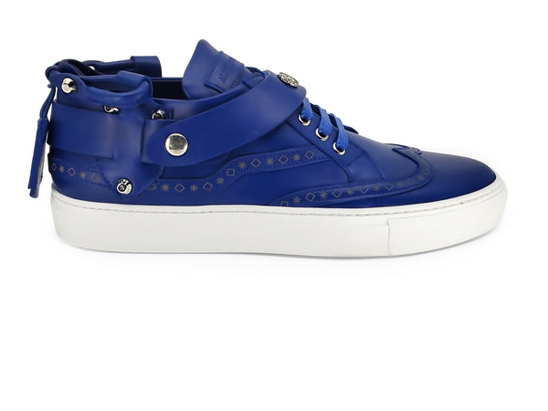 CALI LOW TOP SNEAKER- MEN BLUE - alphansoengland - product color