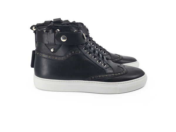 CALI HIGH TOP SNEAKER- WOMEN CAVIAR - alphansoengland - product color