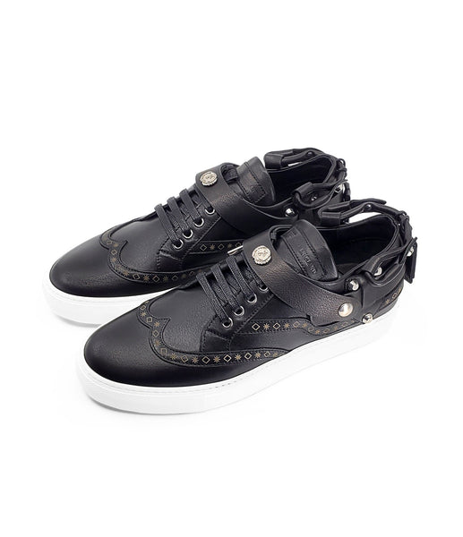 CALI LOW TOP SNEAKER- MEN CAVIAR - alphansoengland - product color