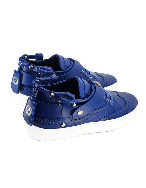 CALI LOW TOP SNEAKER- MEN BLUE - alphansoengland - product color