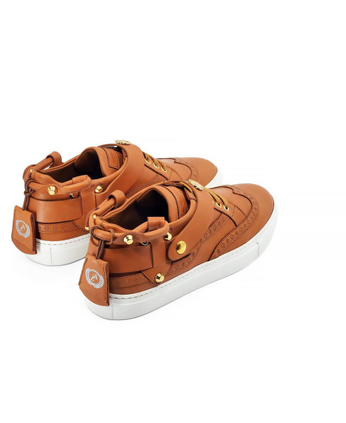 CALI LOW TOP SNEAKER- WOMEN WHISKEY - alphansoengland - product color