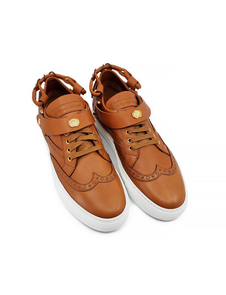CALI LOW TOP SNEAKER- MEN WHISKEY - alphansoengland - product color