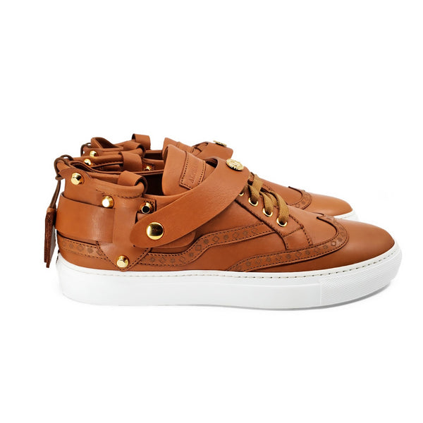 CALI LOW TOP SNEAKER- MEN WHISKEY - alphansoengland - product color