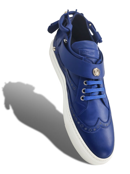 CALI LOW TOP SNEAKER- WOMEN BLUE - alphansoengland - product color