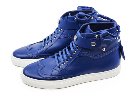 CALI HIGH TOP SNEAKER- WOMEN BLUE - alphansoengland - product color