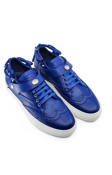 CALI LOW TOP SNEAKER- WOMEN BLUE - alphansoengland - product color