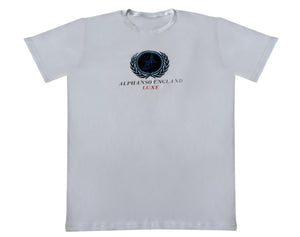 Luxe Essential Cotton T-shirt with AE Logo - alphansoengland - product color